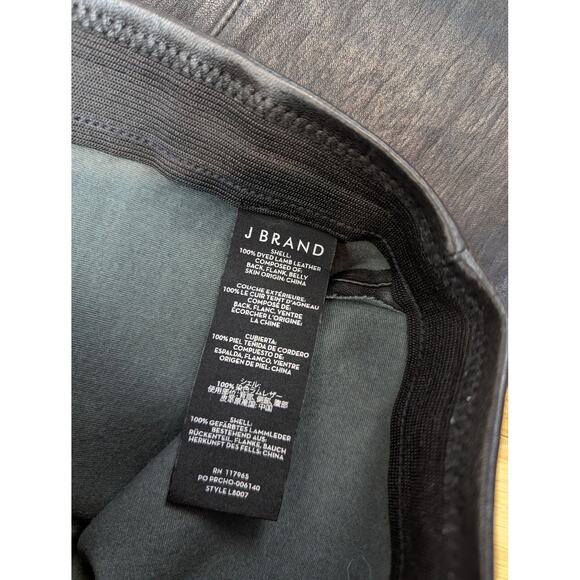 J Brand Edita Leggings Size S 100% Lamb Leather MSRP $948 Party Concert Date - Picture 11 of 16